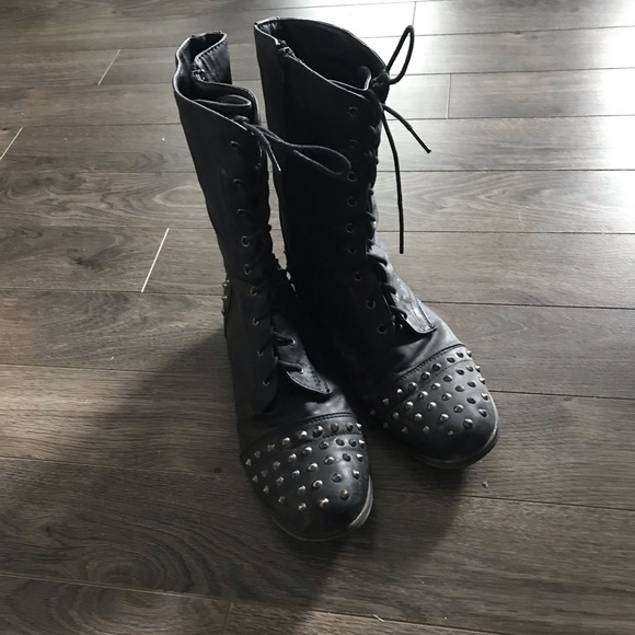 Club Couture Studded Boots - Picture 2 of 9